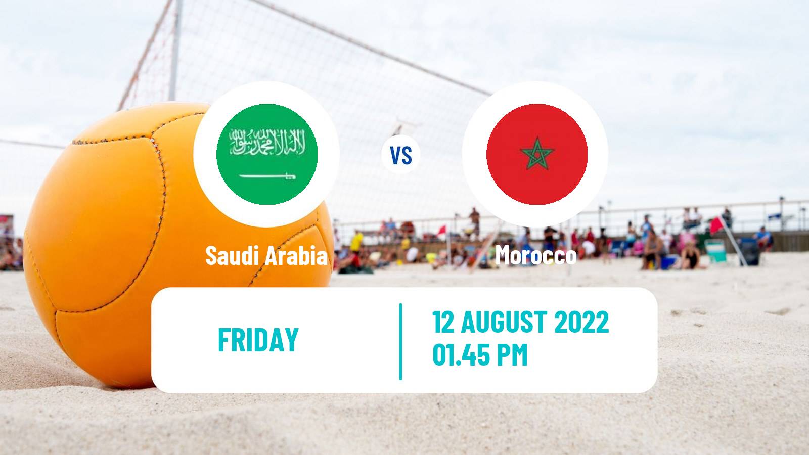 Beach soccer Beach Soccer Saudi Arabia - Morocco