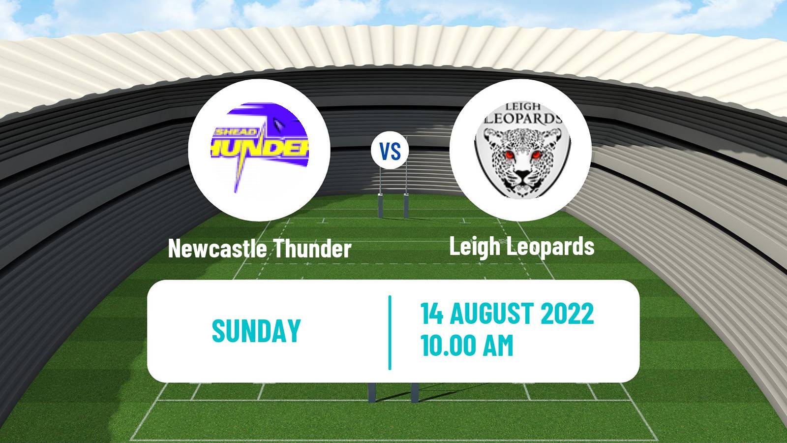 Rugby league English Championship Rugby League Newcastle Thunder - Leigh Leopards