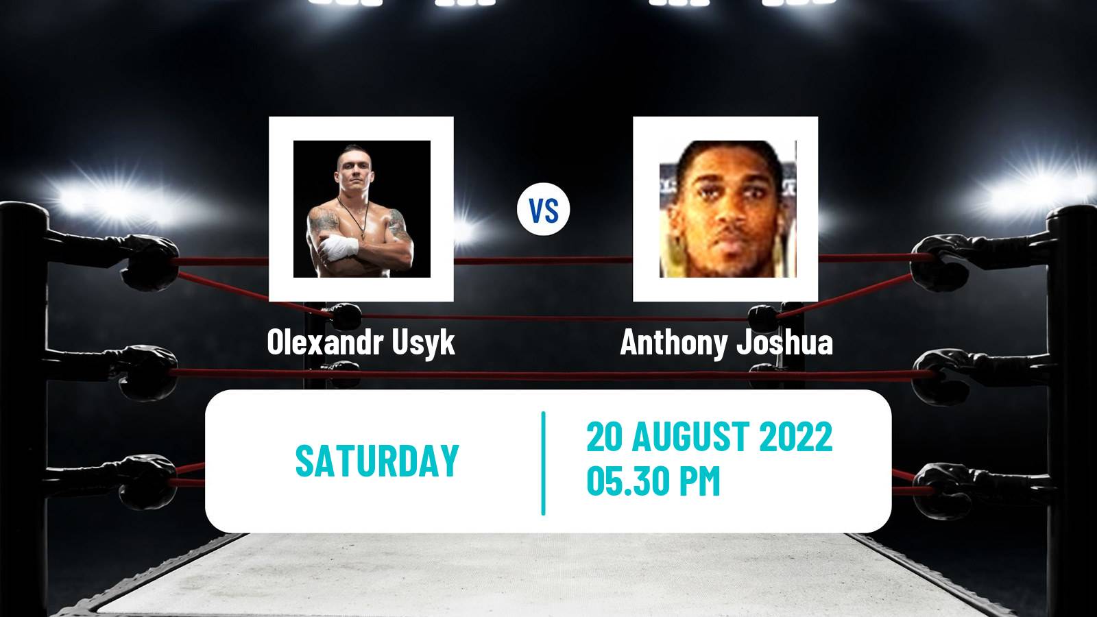 Boxing Boxing Olexandr Usyk - Anthony Joshua