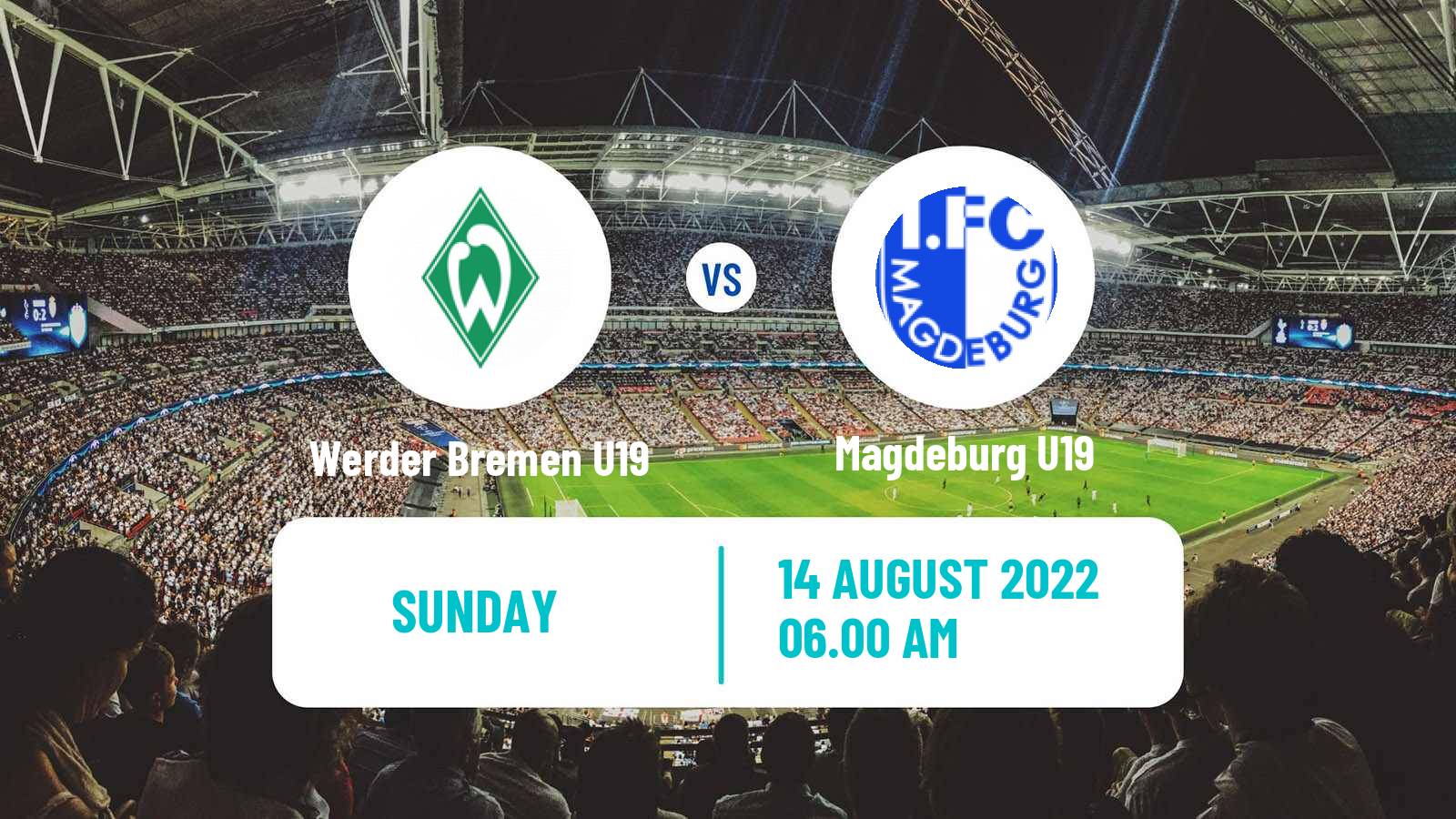 Soccer German Junioren Bundesliga North Werder Bremen U19 - Magdeburg U19