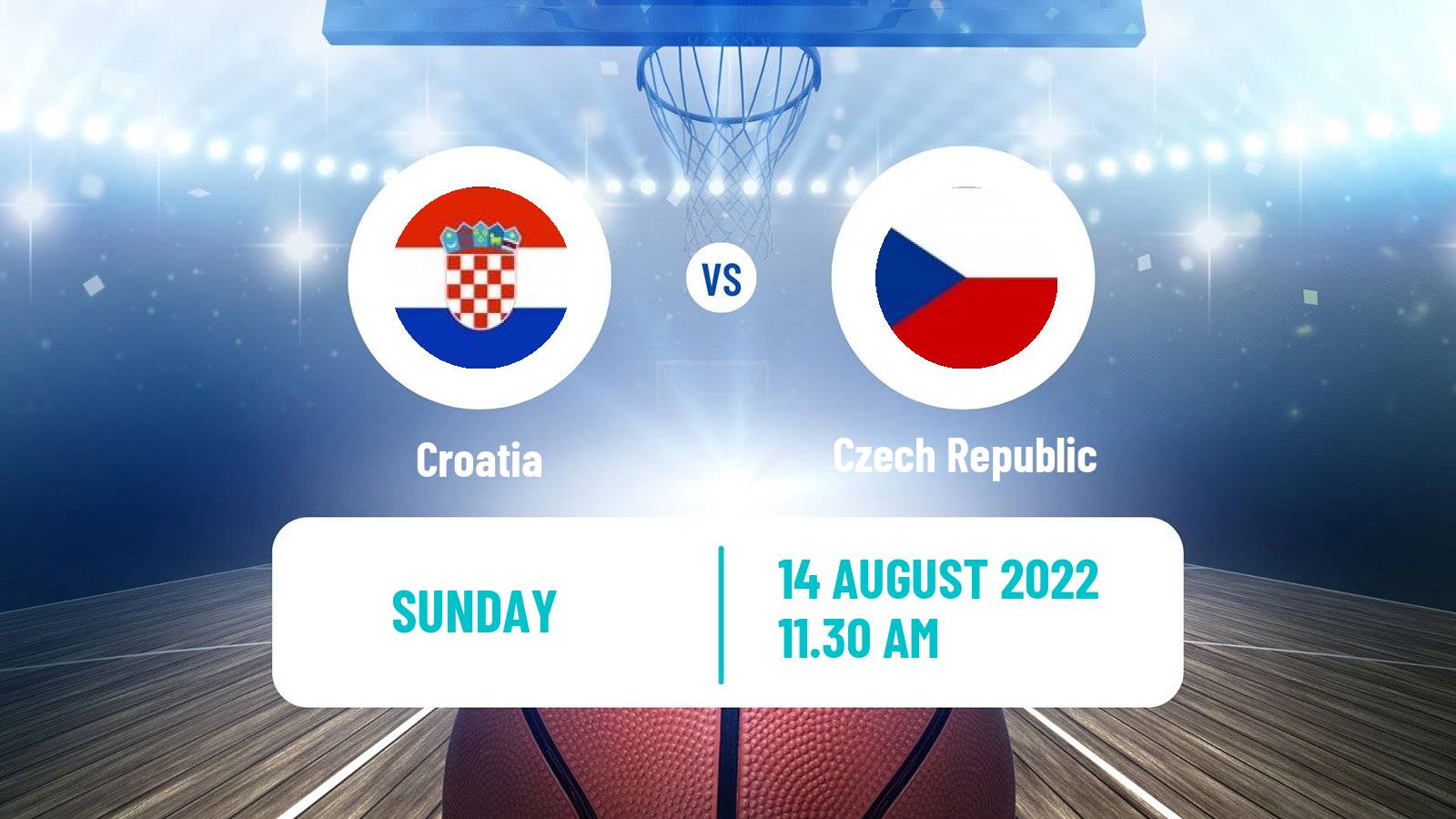 Basketball Friendly International Basketball Croatia - Czech Republic