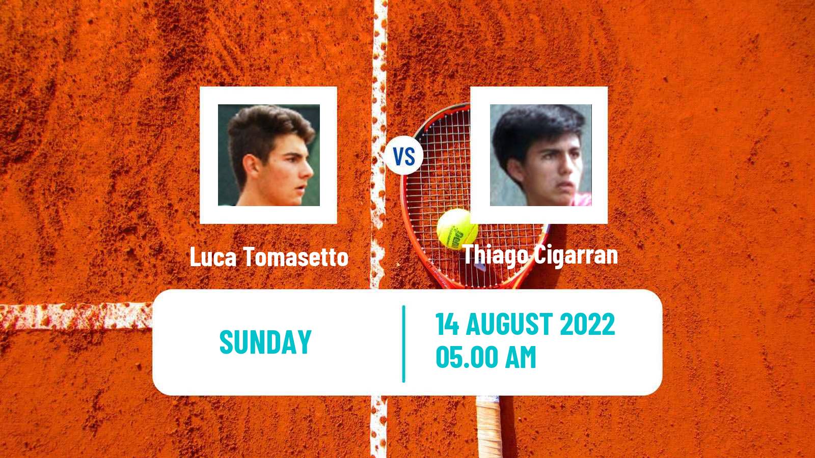 Tennis ITF Tournaments Luca Tomasetto - Thiago Cigarran