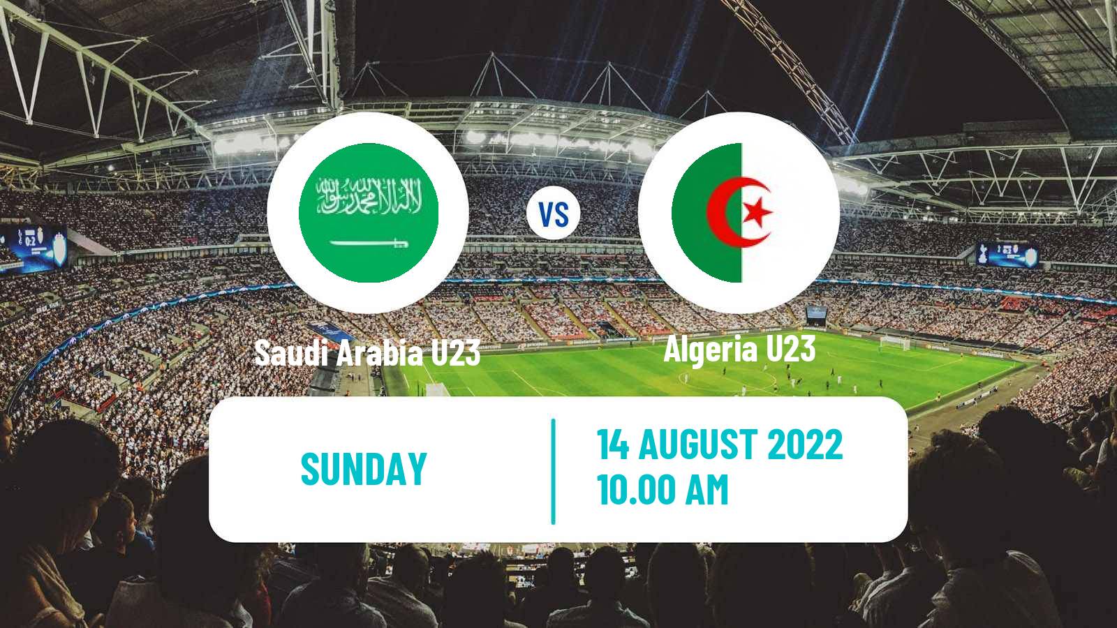 Soccer Islamic Solidarity Games Saudi Arabia U23 - Algeria U23