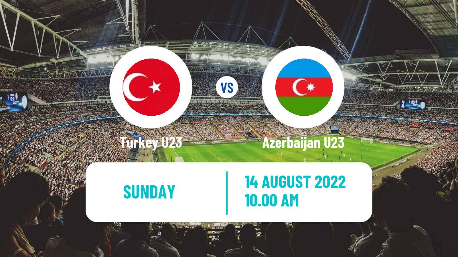 Soccer Islamic Solidarity Games Turkey U23 - Azerbaijan U23