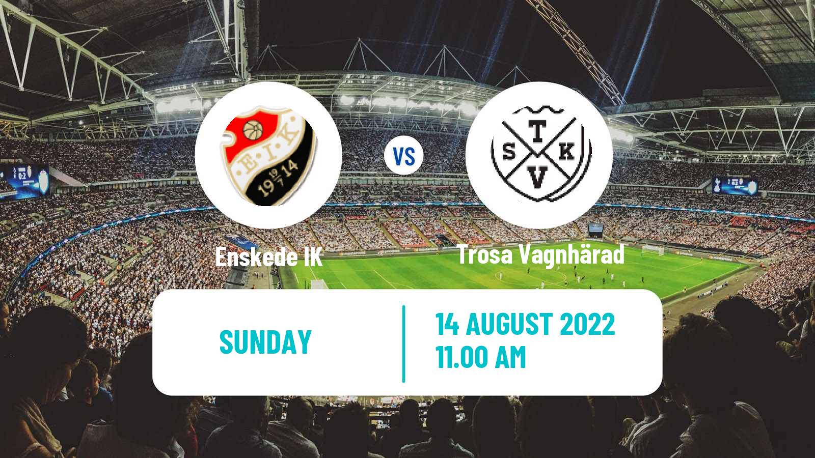 Soccer Swedish Division 2 - Södra Svealand Enskede - Trosa Vagnhärad