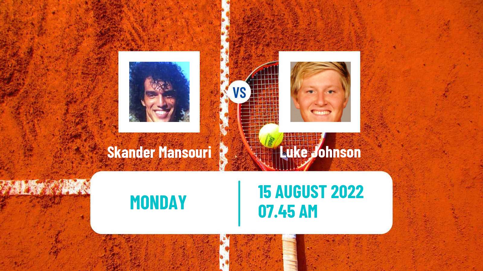 Tennis ATP Challenger Skander Mansouri - Luke Johnson