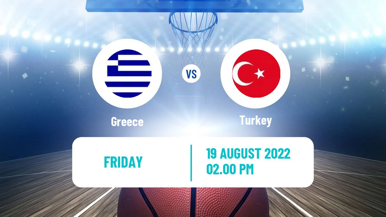 Basketball Friendly International Basketball Greece - Turkey