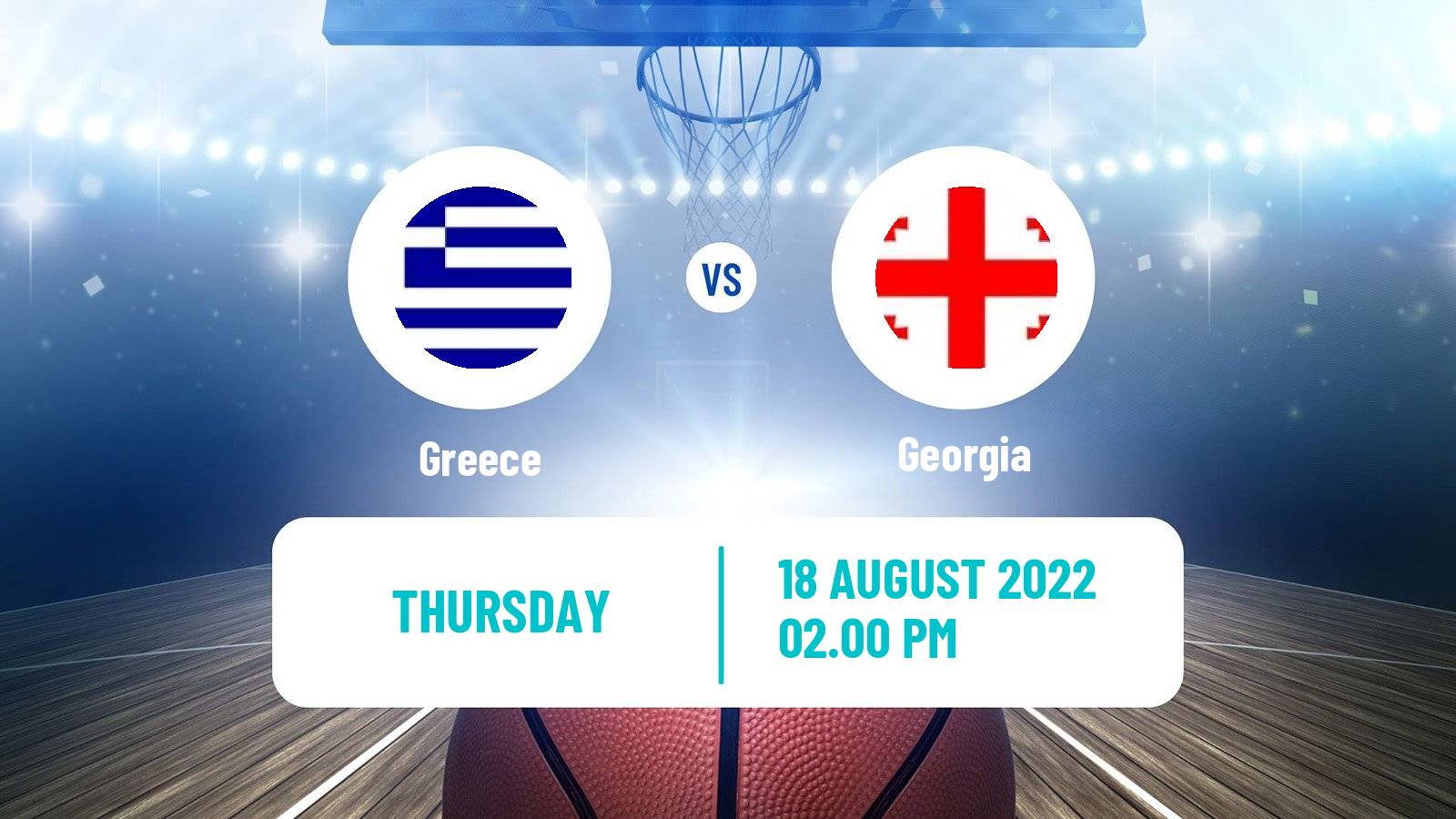 Basketball Friendly International Basketball Greece - Georgia