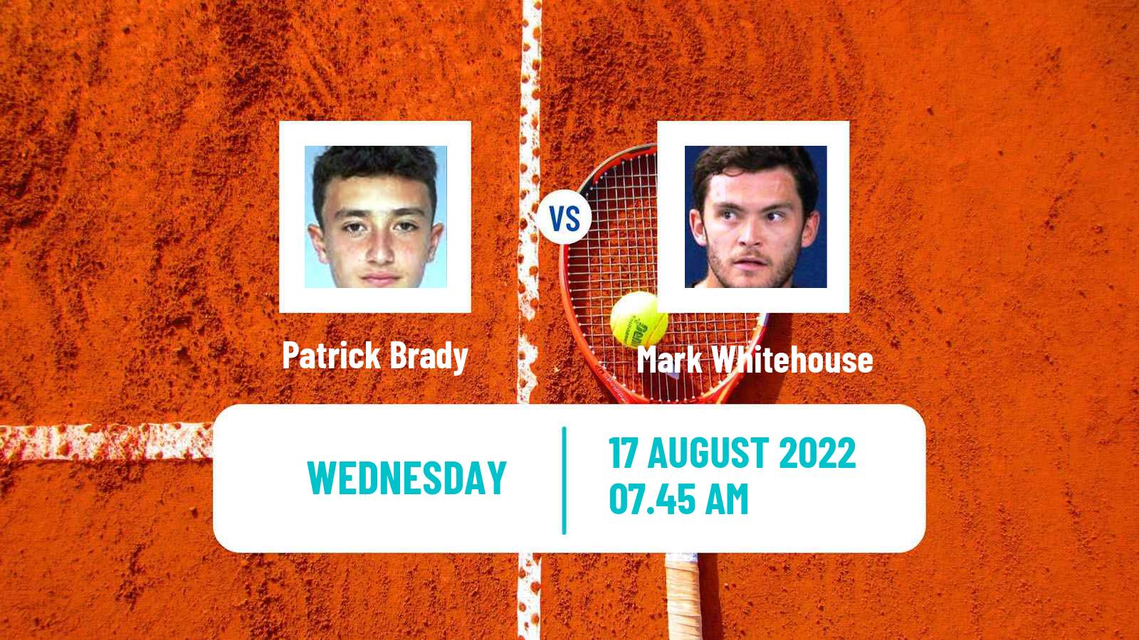 Tennis ITF Tournaments Patrick Brady - Mark Whitehouse