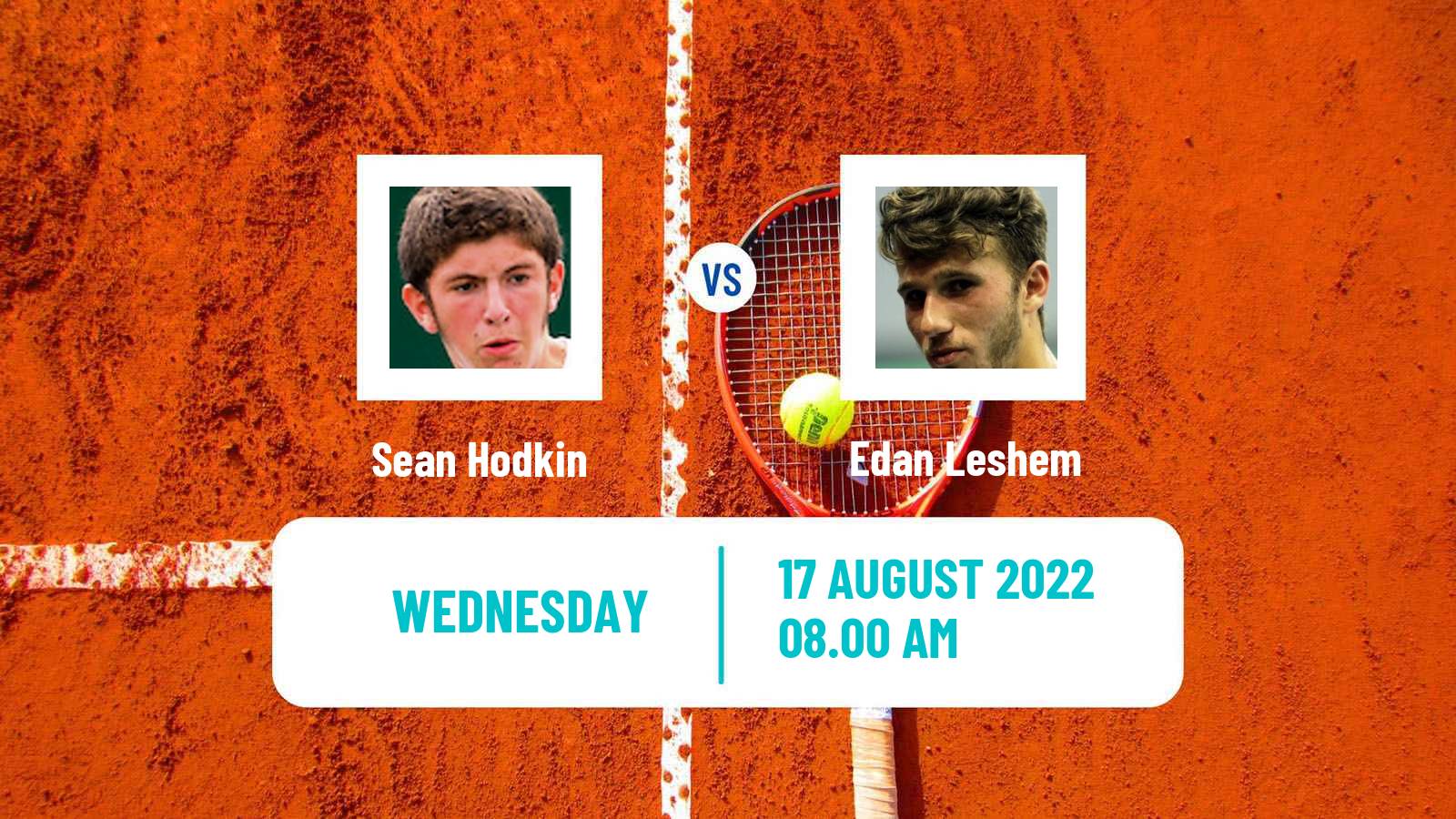 Tennis ITF Tournaments Sean Hodkin - Edan Leshem