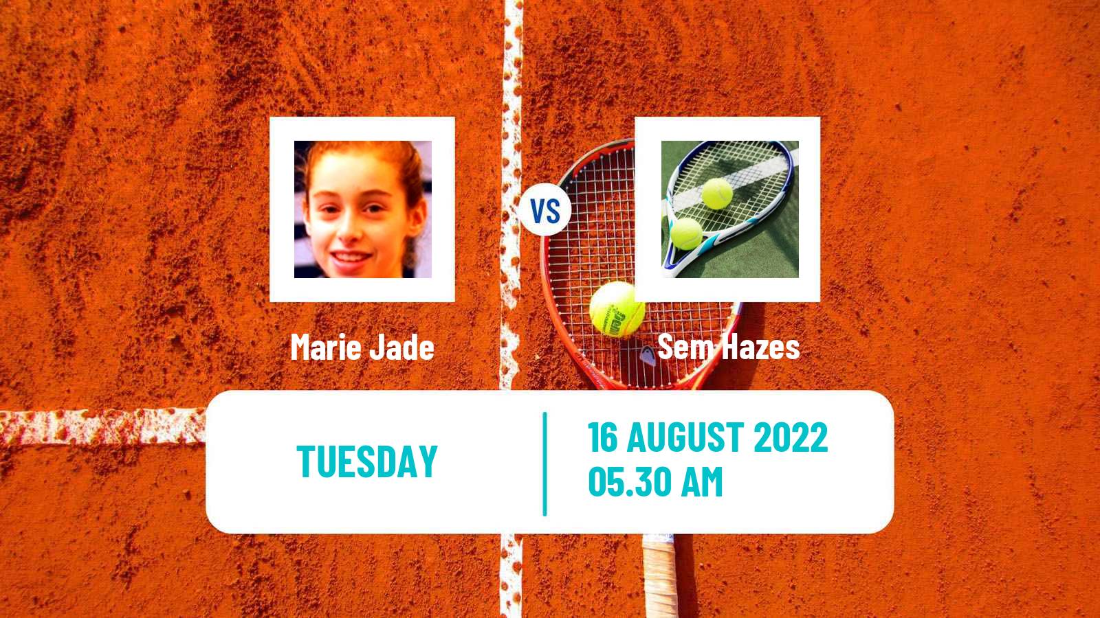 Tennis ITF Tournaments Marie Jade - Sem Hazes