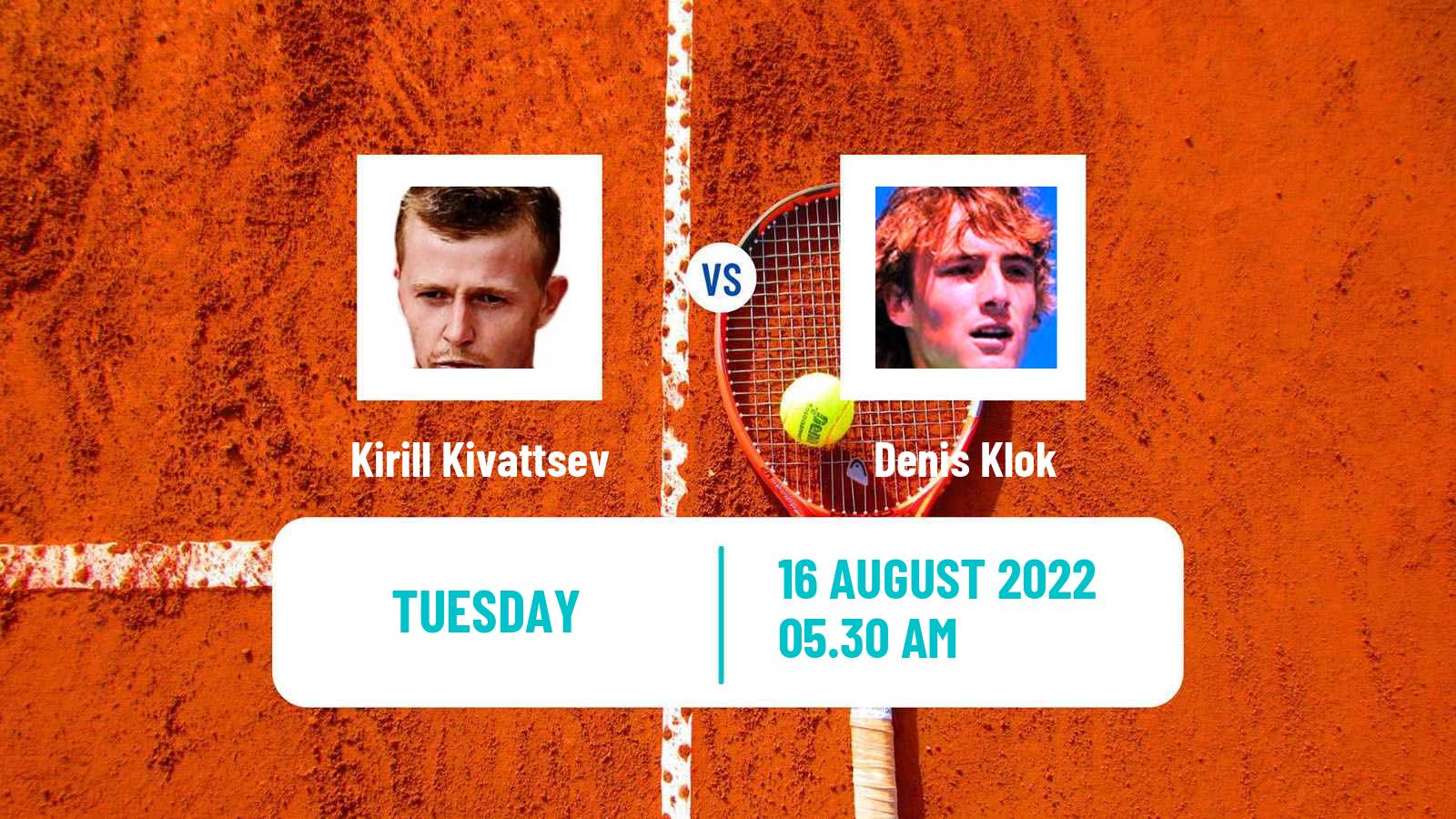 Tennis ITF Tournaments Kirill Kivattsev - Denis Klok