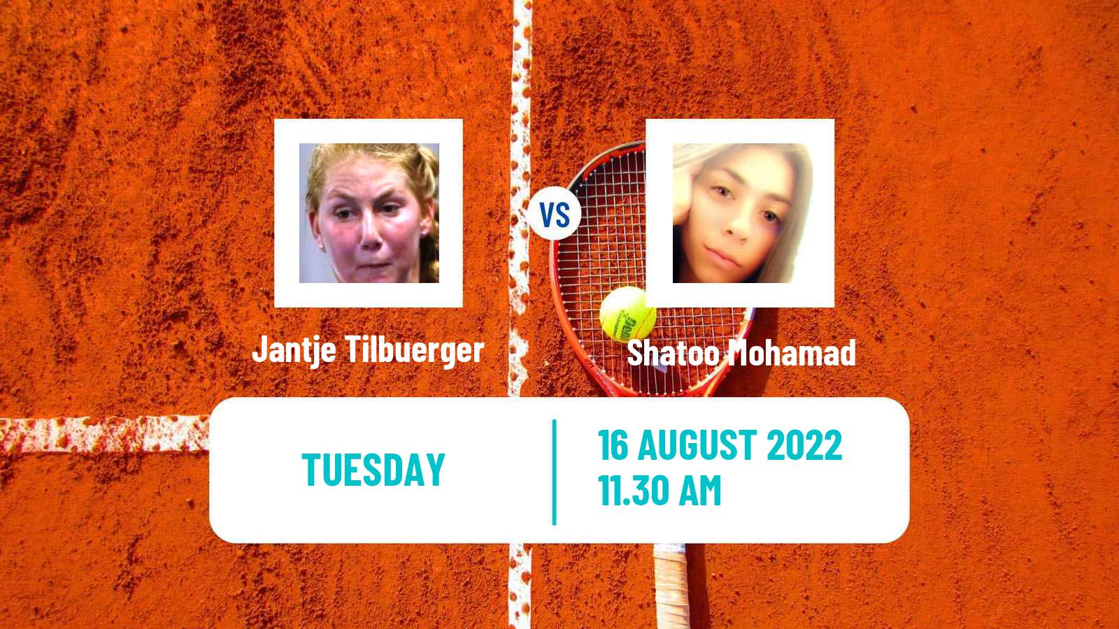 Tennis ITF Tournaments Jantje Tilbuerger - Shatoo Mohamad