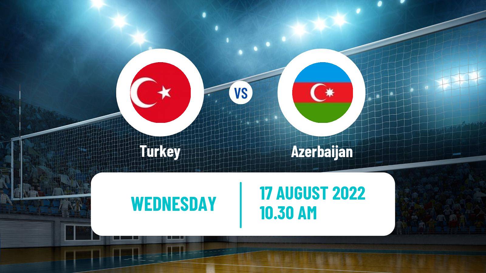 Volleyball European Championships Volleyball Turkey - Azerbaijan