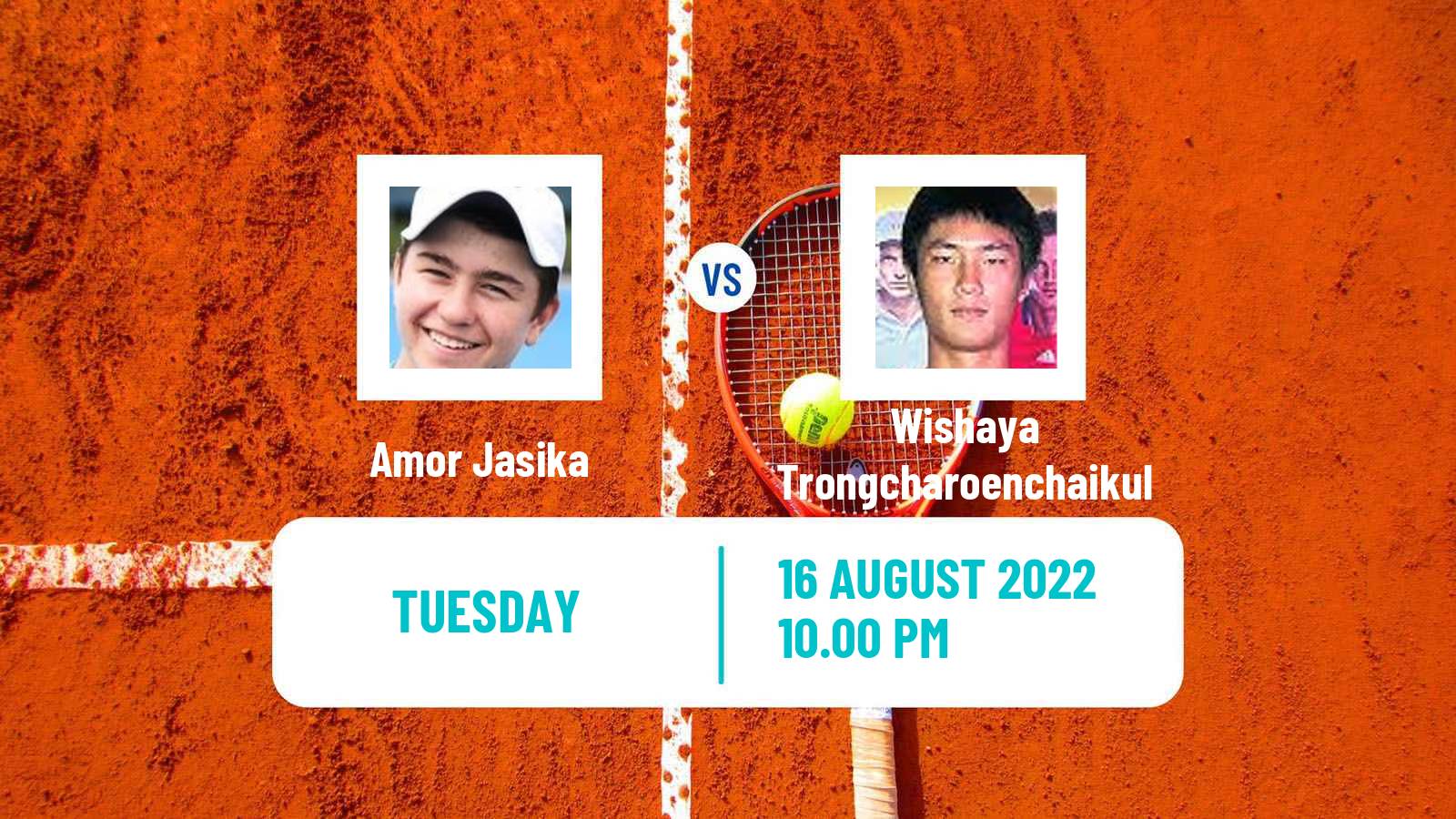 Tennis ITF Tournaments Amor Jasika - Wishaya Trongcharoenchaikul