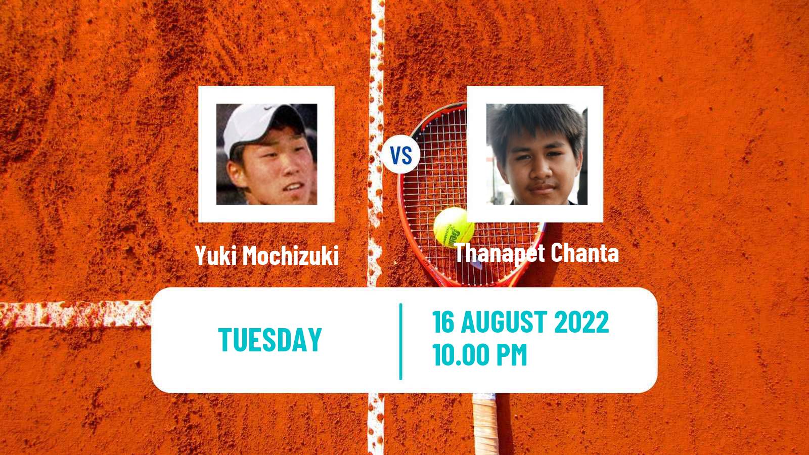 Tennis ITF Tournaments Yuki Mochizuki - Thanapet Chanta