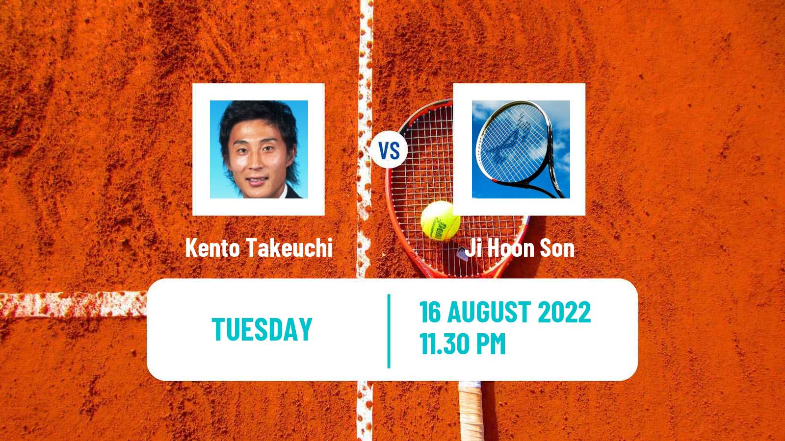 Tennis ITF Tournaments Kento Takeuchi - Ji Hoon Son