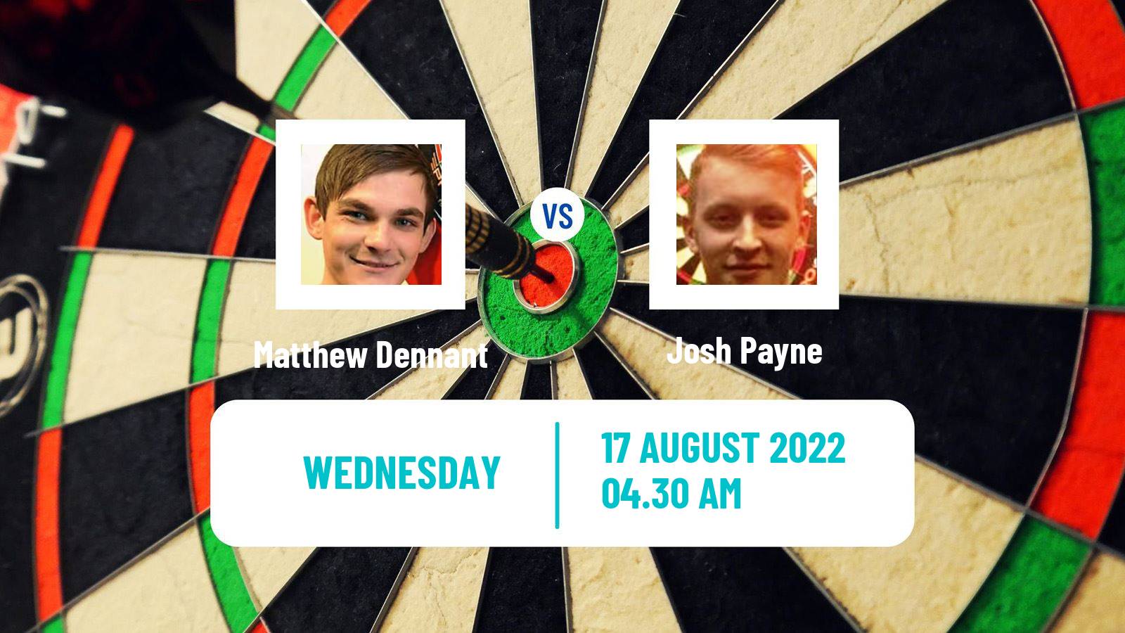 Darts Darts Matthew Dennant - Josh Payne