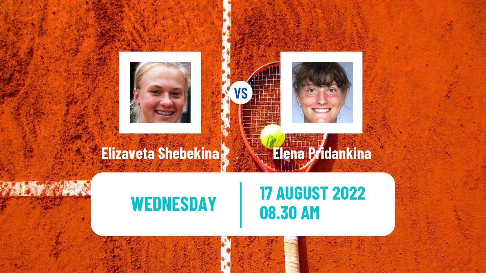 Tennis ITF Tournaments Elizaveta Shebekina - Elena Pridankina