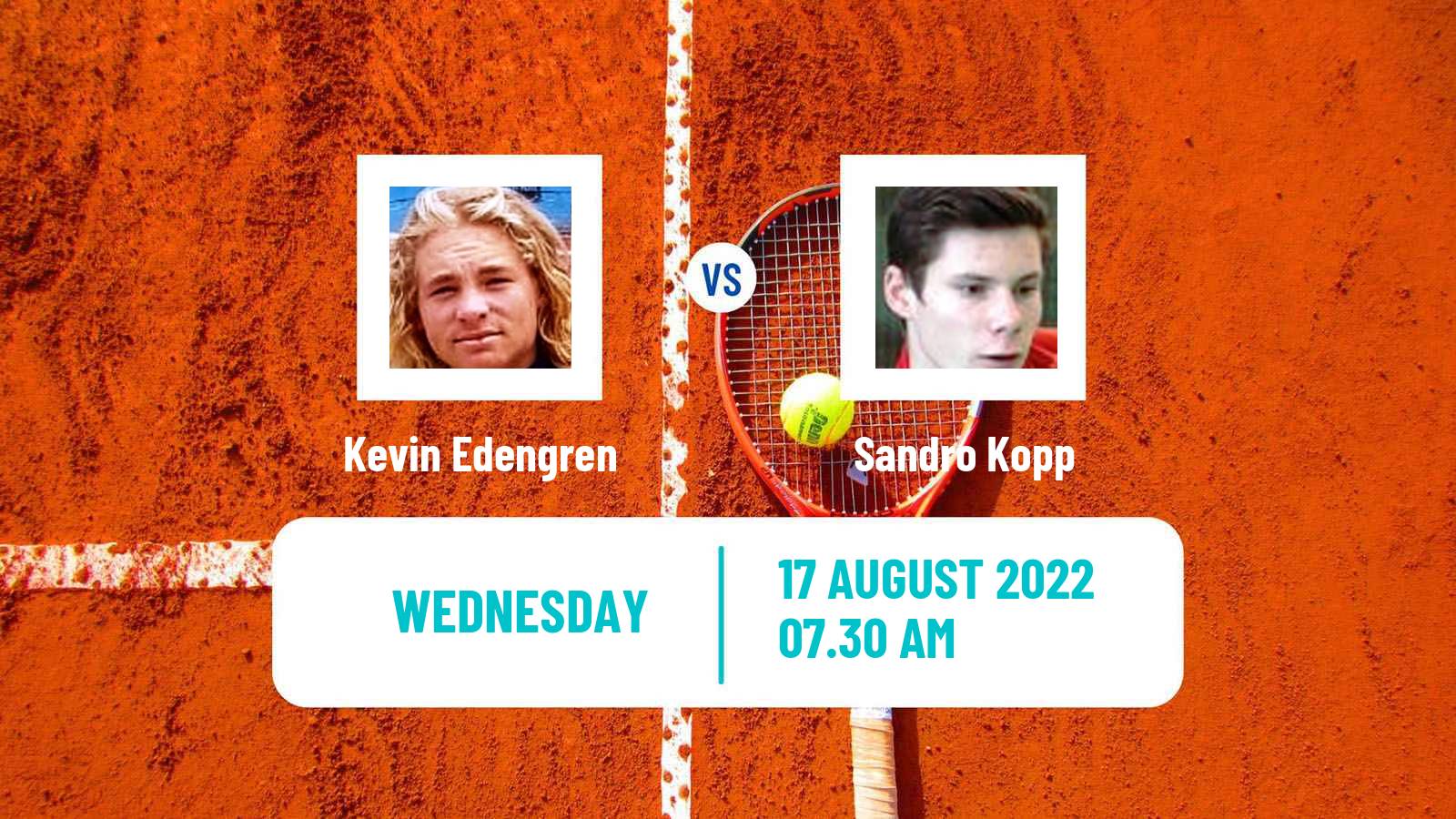 Tennis ITF Tournaments Kevin Edengren - Sandro Kopp