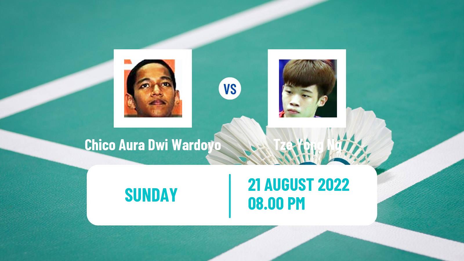 Badminton Badminton Chico Aura Dwi Wardoyo - Tze Yong Ng