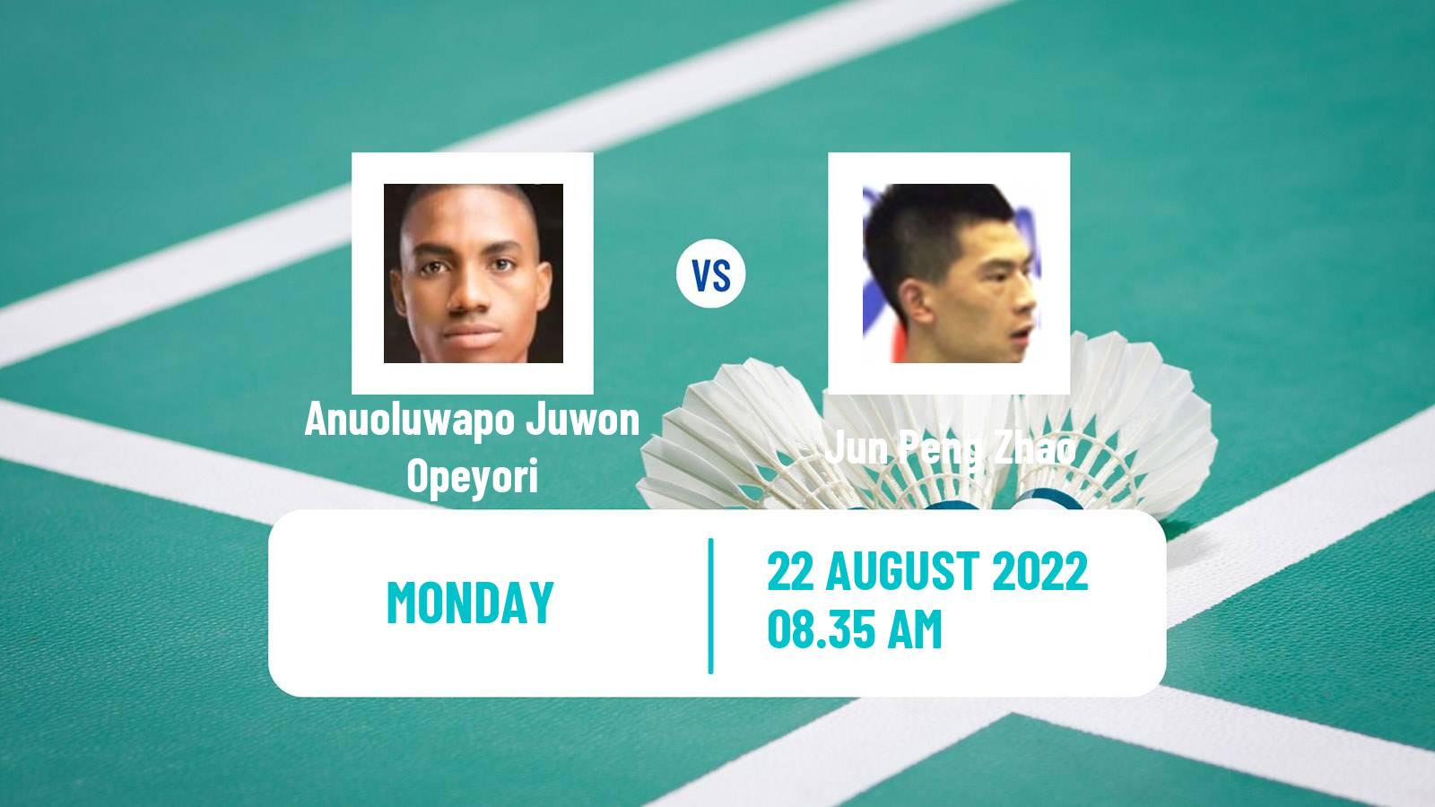 Badminton Badminton Anuoluwapo Juwon Opeyori - Jun Peng Zhao