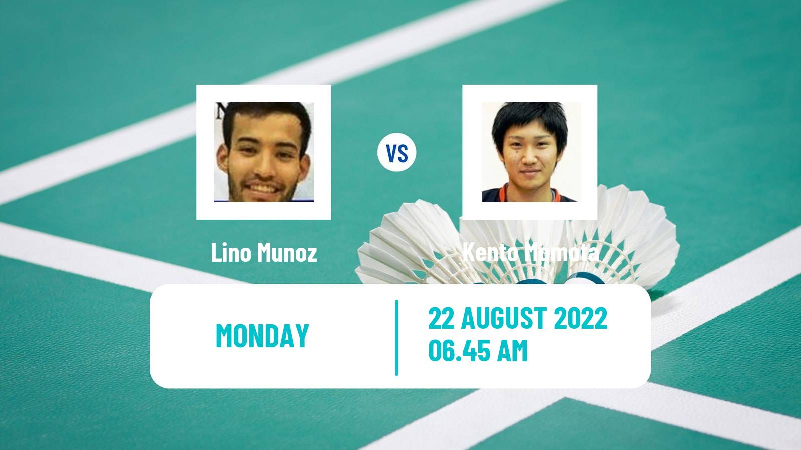 Badminton Badminton Lino Munoz - Kento Momota