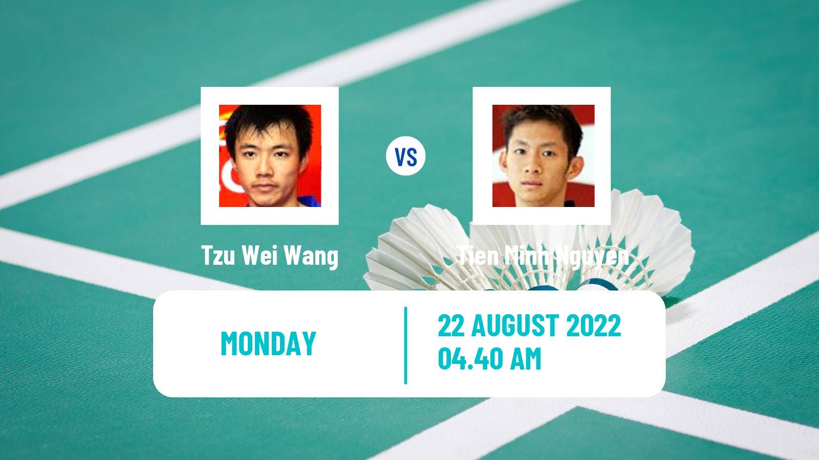Badminton Badminton Tzu Wei Wang - Tien Minh Nguyen