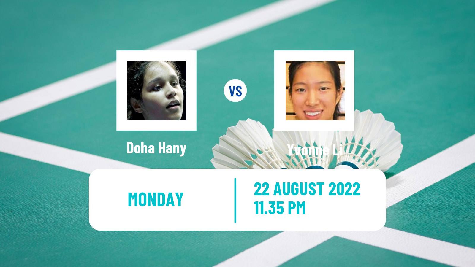 Badminton Badminton Doha Hany - Yvonne Li