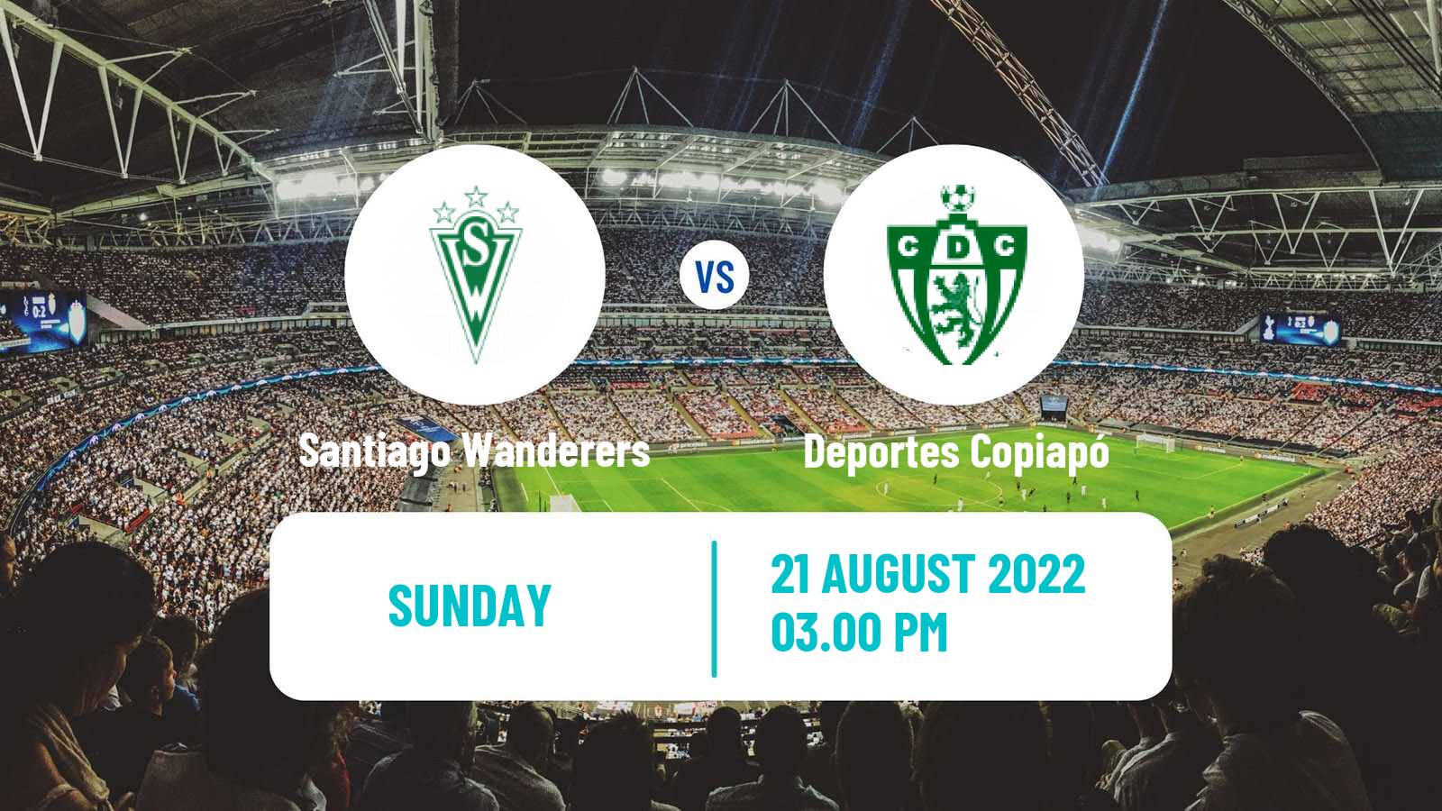 Soccer Chilean Primera B Santiago Wanderers - Deportes Copiapó