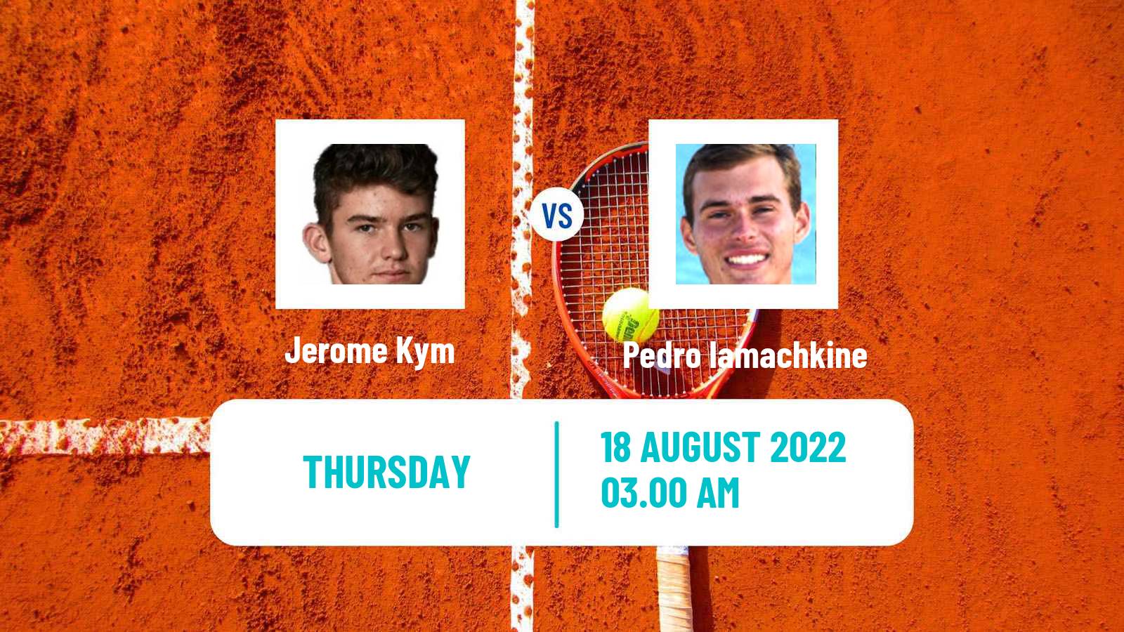 Tennis ITF Tournaments Jerome Kym - Pedro Iamachkine