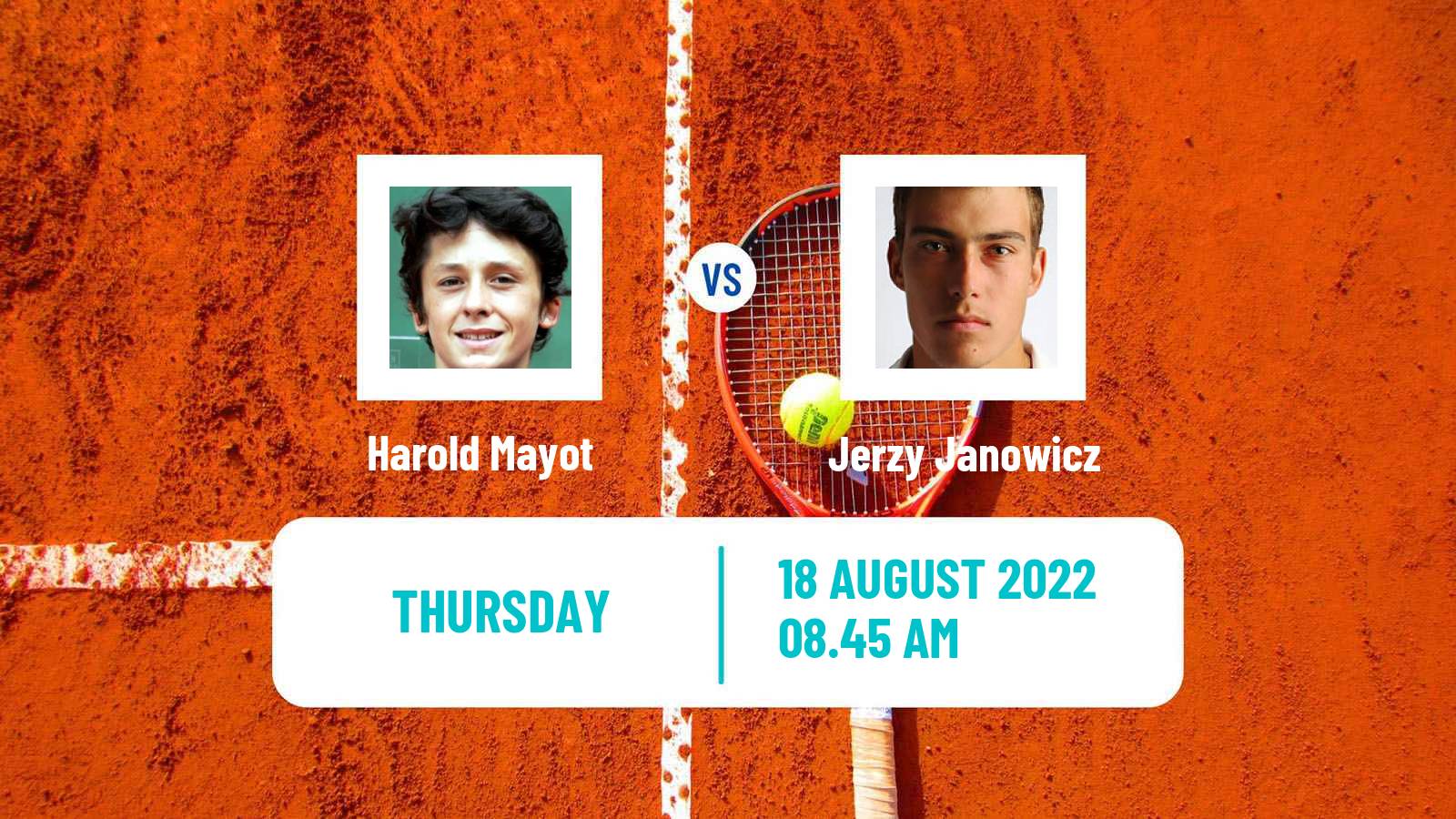 Tennis ATP Challenger Harold Mayot - Jerzy Janowicz