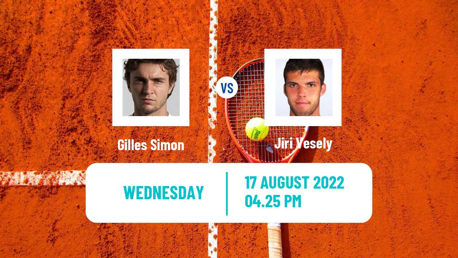 Tennis ATP Challenger Gilles Simon - Jiri Vesely