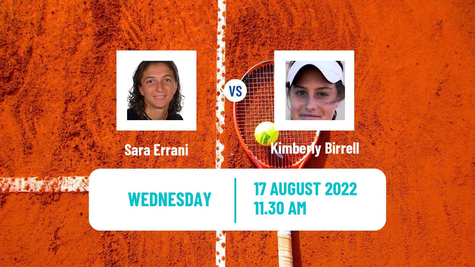 Tennis ITF Tournaments Sara Errani - Kimberly Birrell