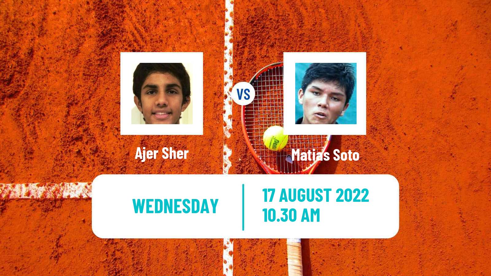 Tennis ITF Tournaments Ajer Sher - Matias Soto