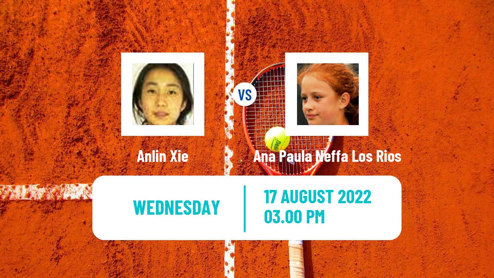 Tennis ITF Tournaments Anlin Xie - Ana Paula Neffa Los Rios