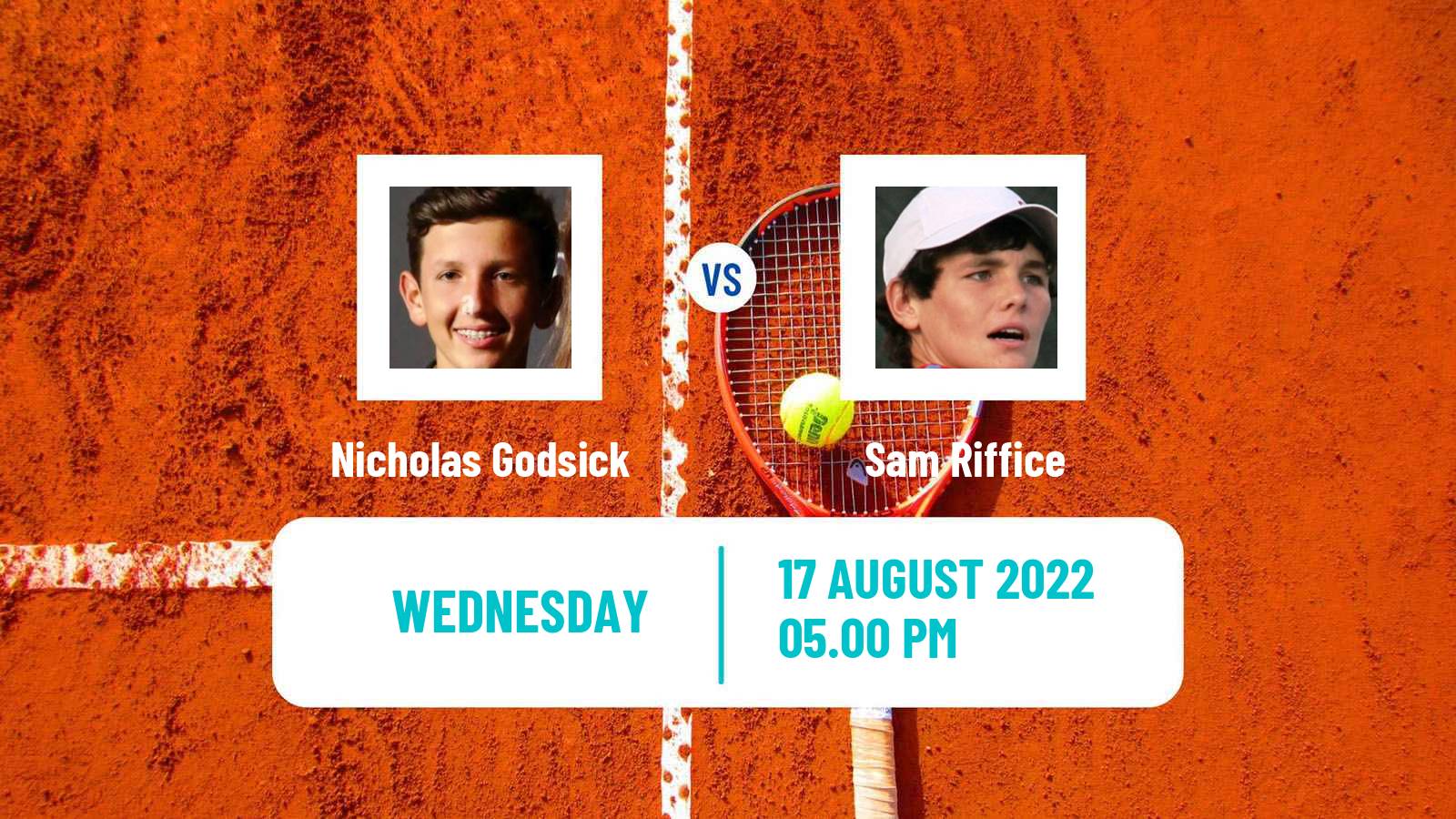 Tennis ITF Tournaments Nicholas Godsick - Sam Riffice