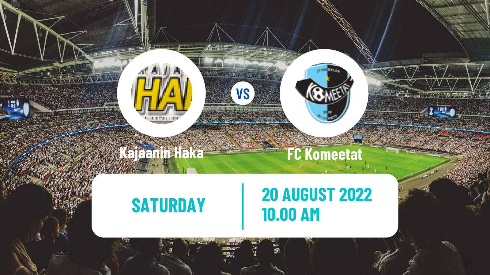 Soccer Finnish Kakkonen Group C Kajaanin Haka - Komeetat