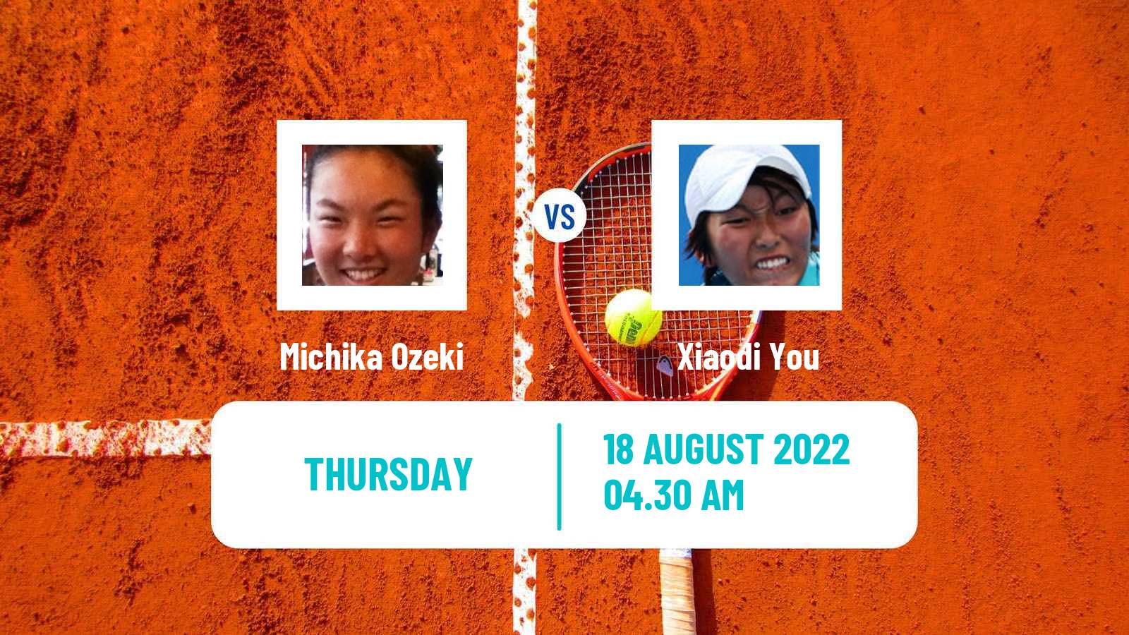 Tennis ITF Tournaments Michika Ozeki - Xiaodi You