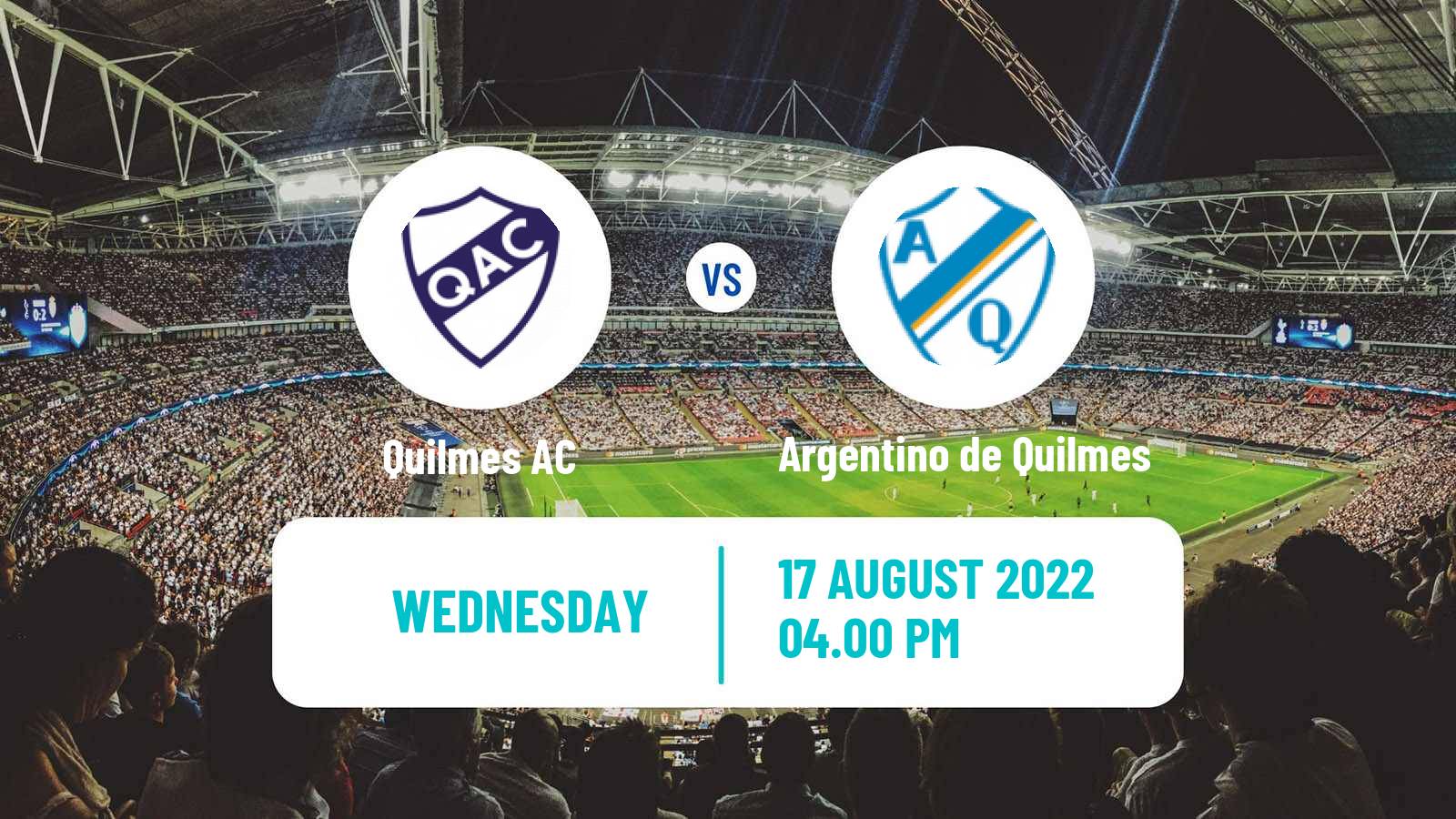 Soccer Club Friendly Quilmes - Argentino de Quilmes