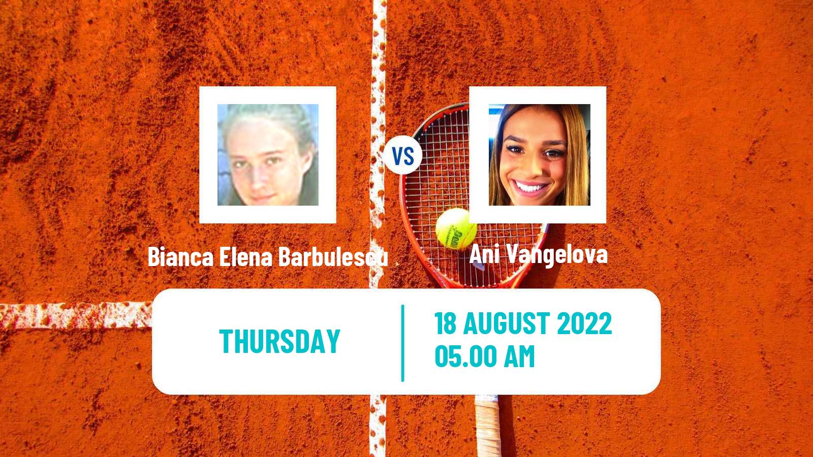 Tennis ITF Tournaments Bianca Elena Barbulescu - Ani Vangelova