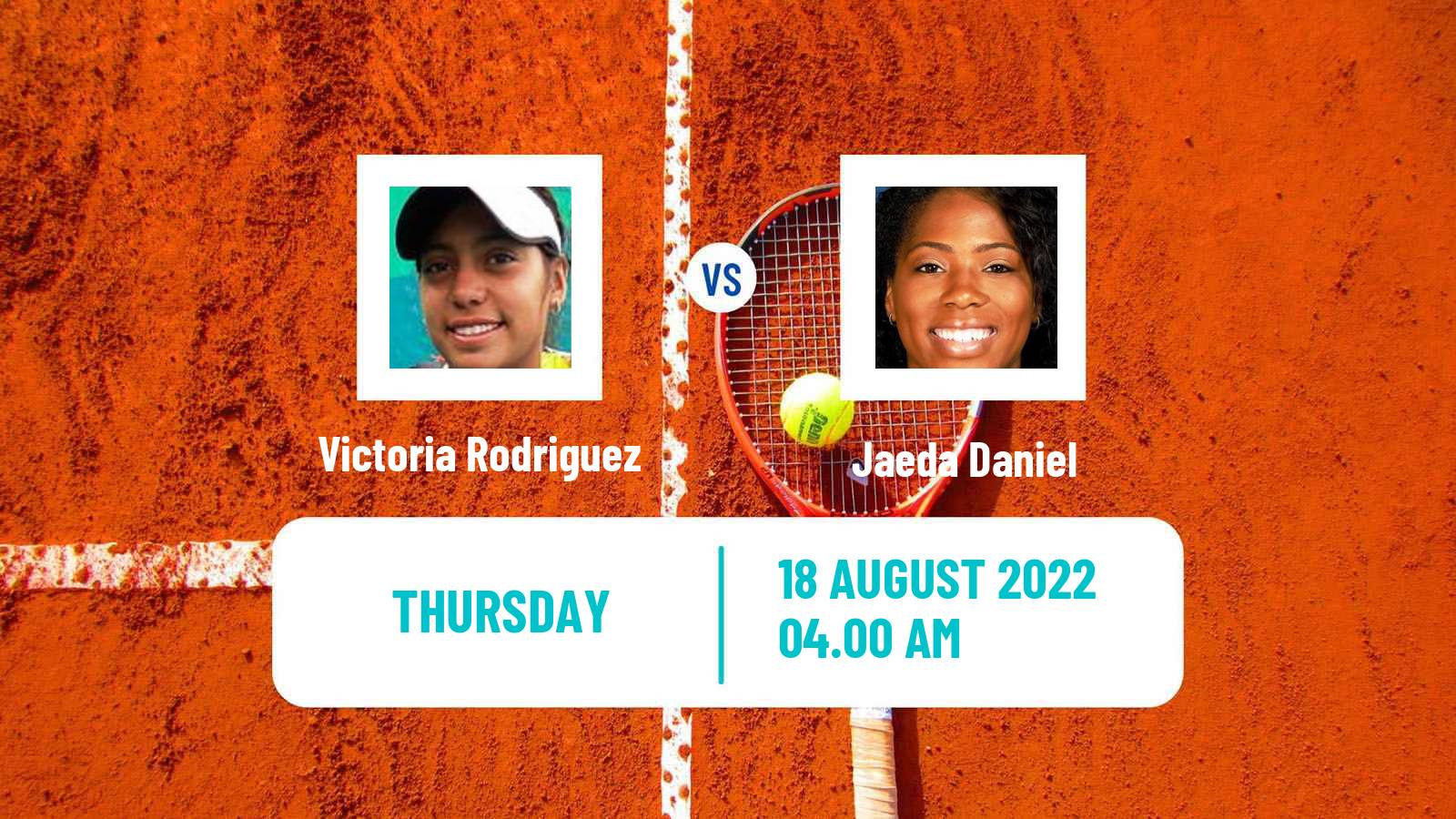 Tennis ITF Tournaments Victoria Rodriguez - Jaeda Daniel