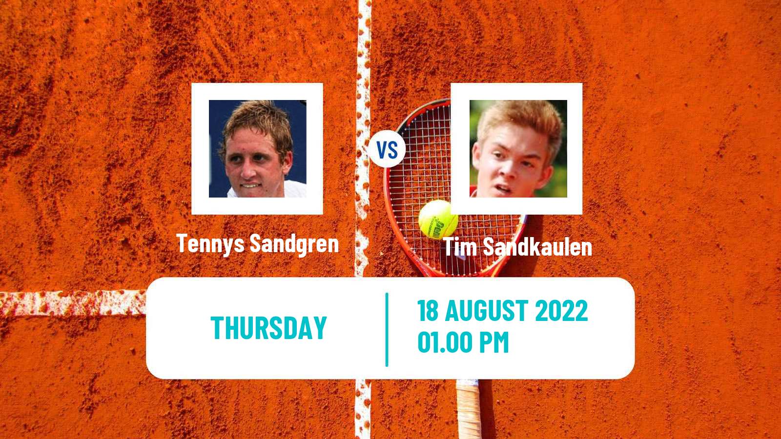 Tennis ITF Tournaments Tennys Sandgren - Tim Sandkaulen