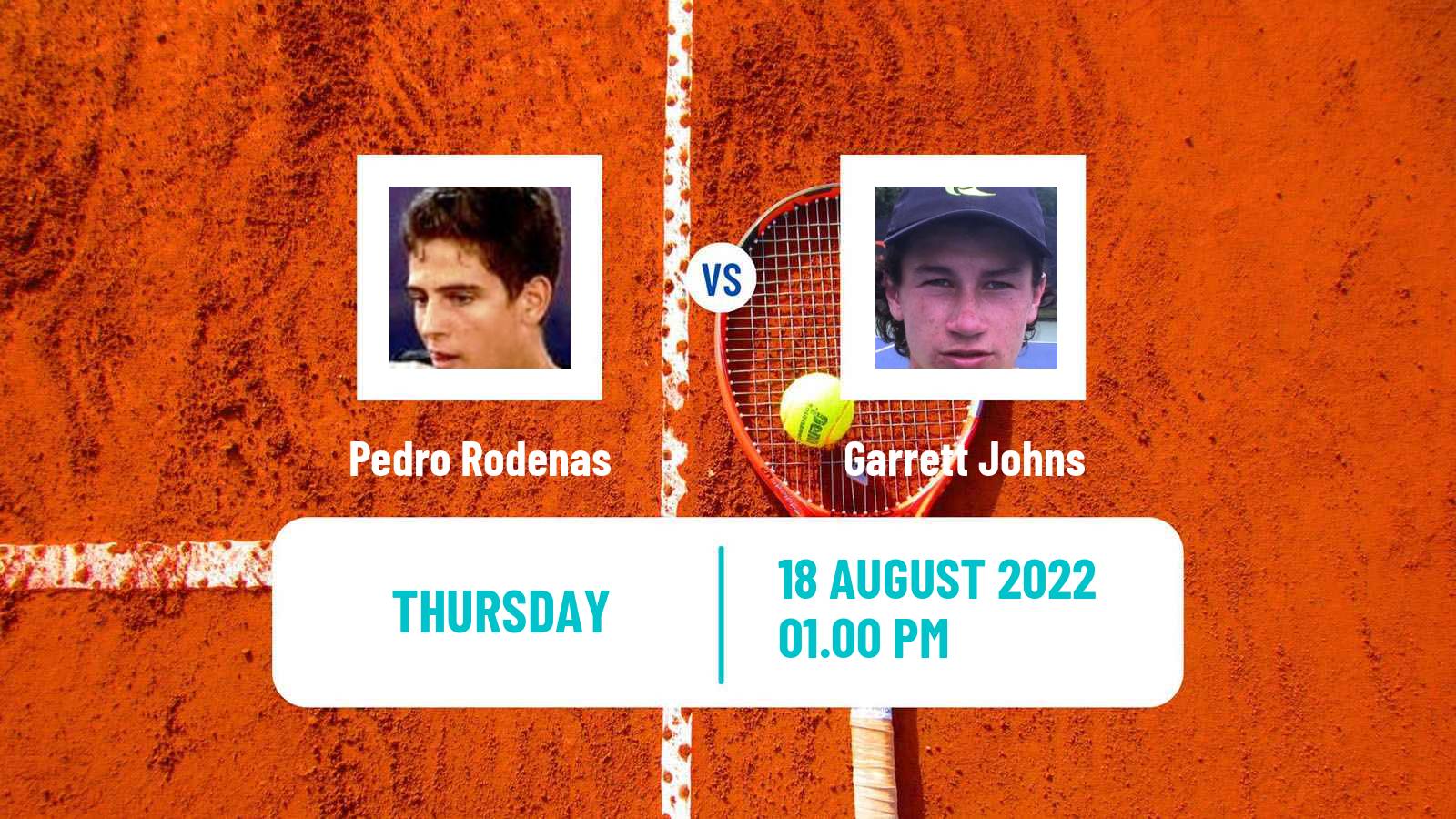 Tennis ITF Tournaments Pedro Rodenas - Garrett Johns