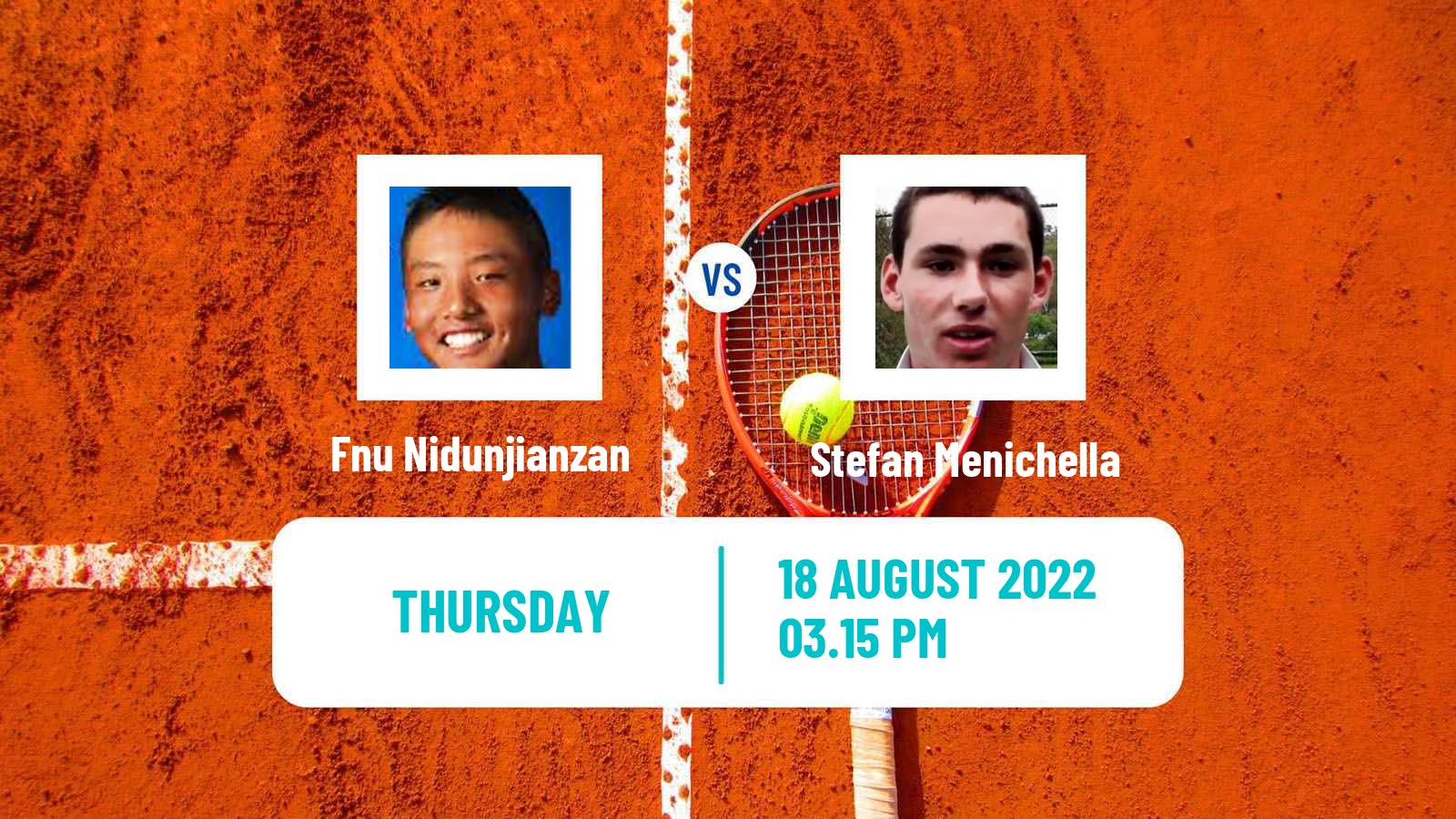 Tennis ITF Tournaments Fnu Nidunjianzan - Stefan Menichella