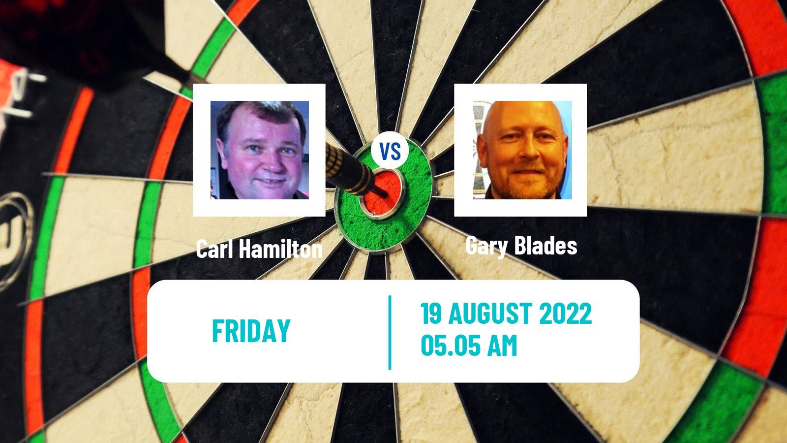 Darts Darts Carl Hamilton - Gary Blades