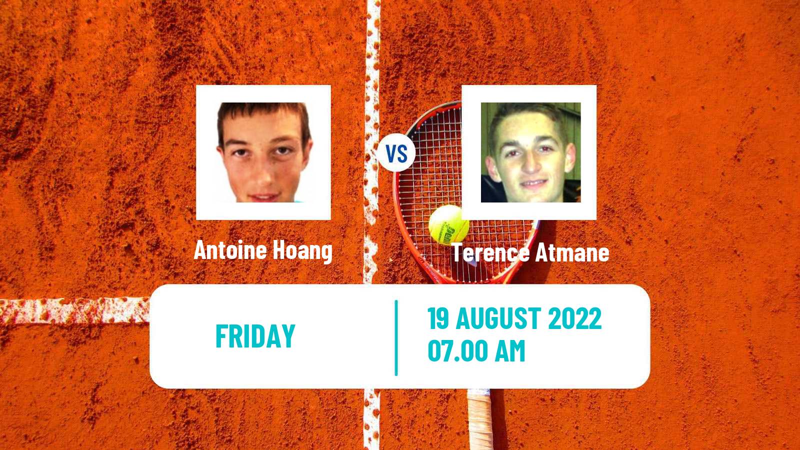 Tennis ITF Tournaments Antoine Hoang - Terence Atmane