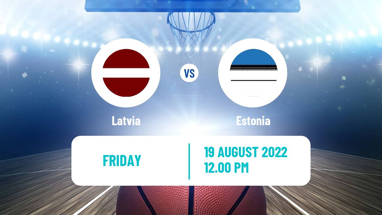 Basketball Friendly International Basketball Latvia - Estonia