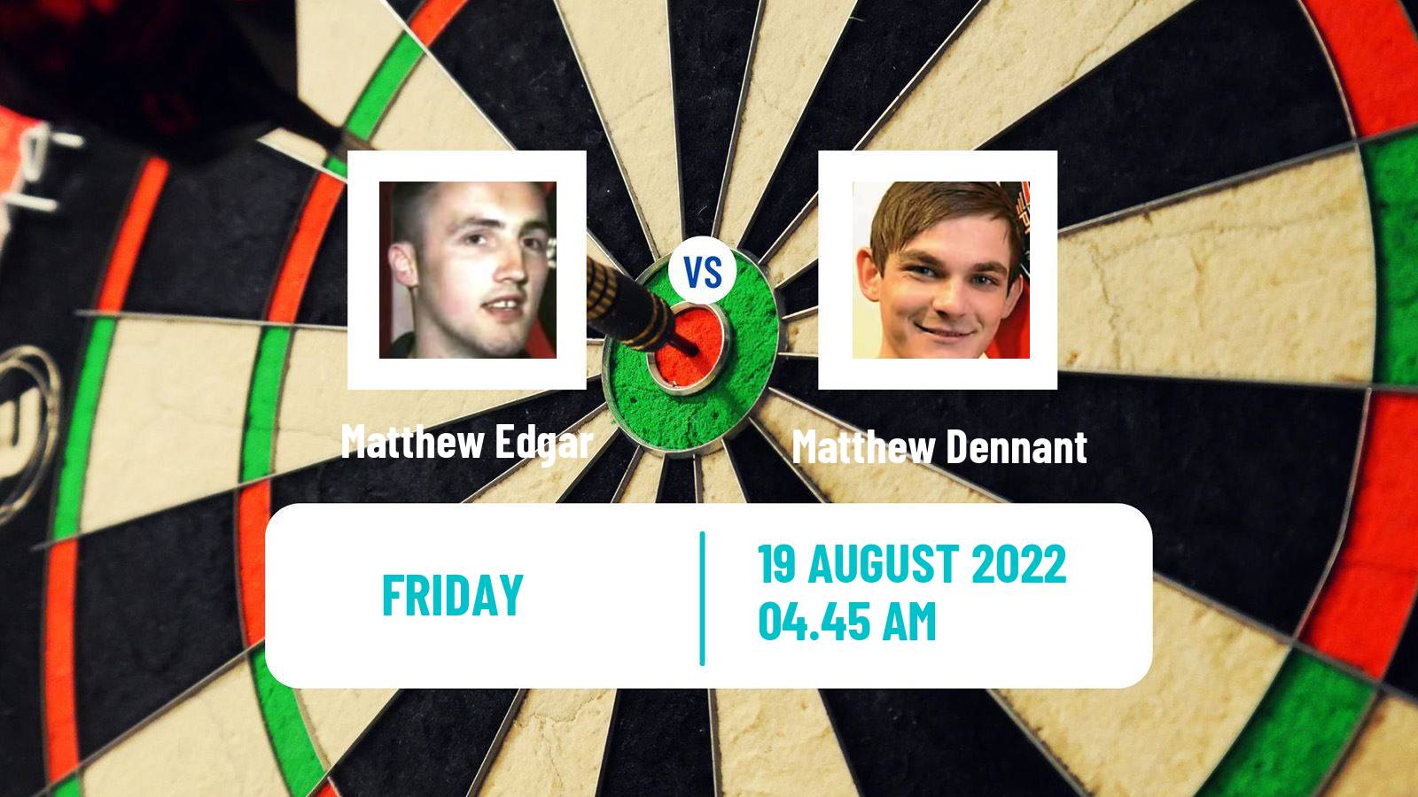 Darts Darts Matthew Edgar - Matthew Dennant