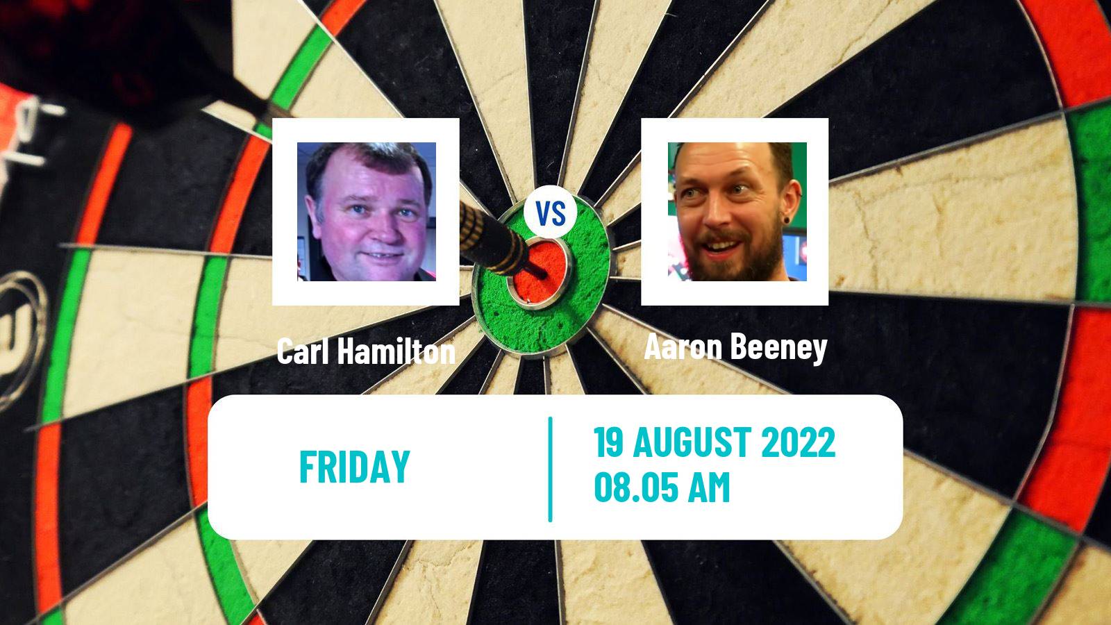 Darts Darts Carl Hamilton - Aaron Beeney